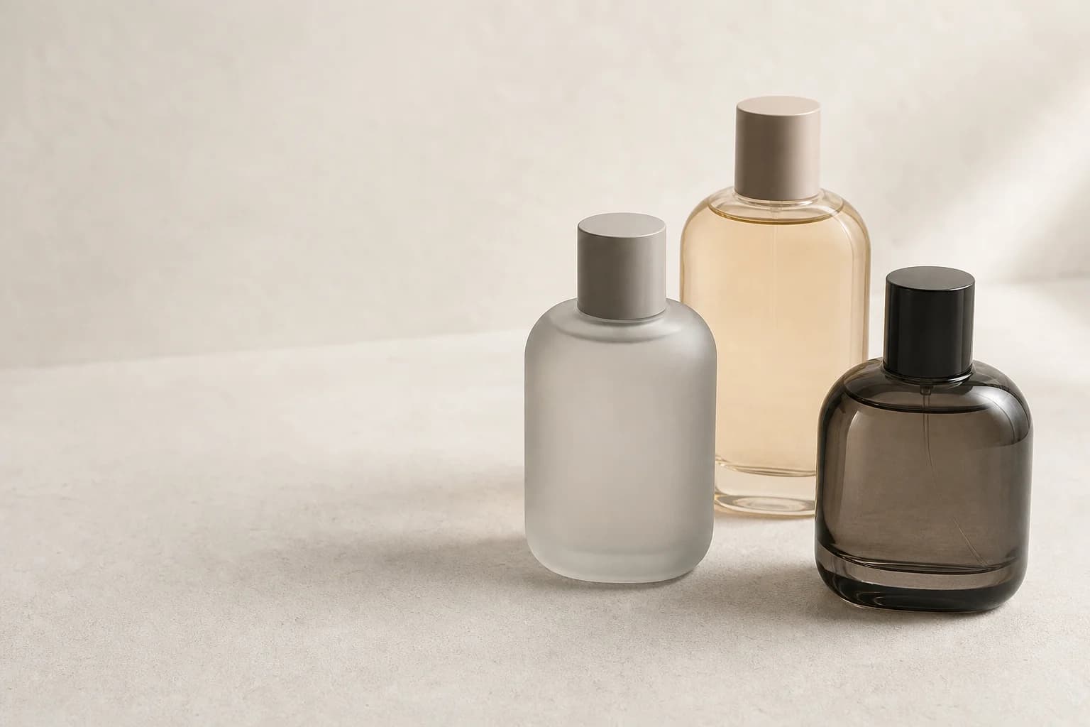 TAHRUN perfume in a cool glazed studio